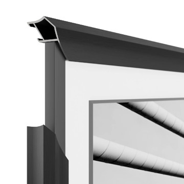 Picture of FRAME MY TV 32" ALLOY PRISMATIC - ANODIZED BLACK SAMSUNG FRAME BEZEL